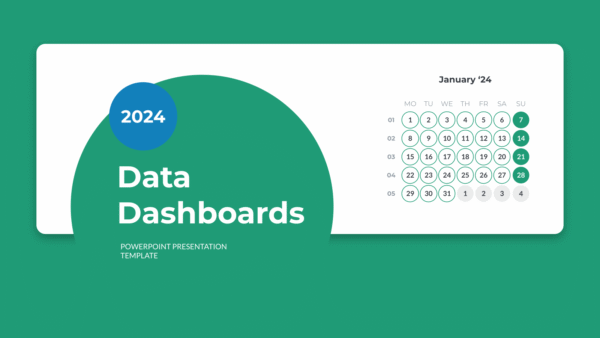 2024 Data Dashboards PowerPoint Template
