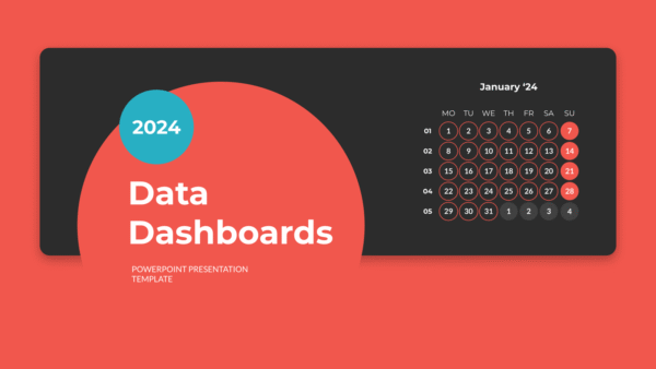 2024 Data Dashboards PowerPoint Template