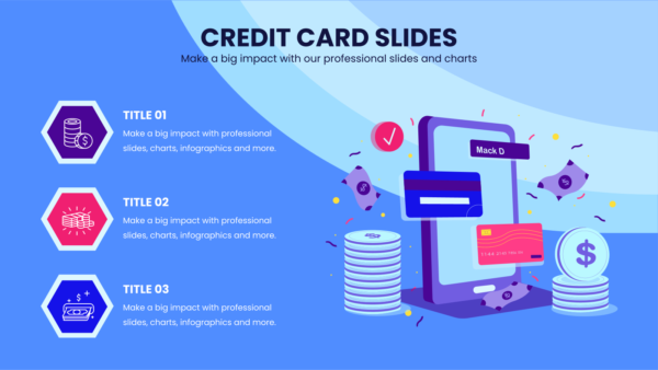 Credit Card Powerpoint Infographics