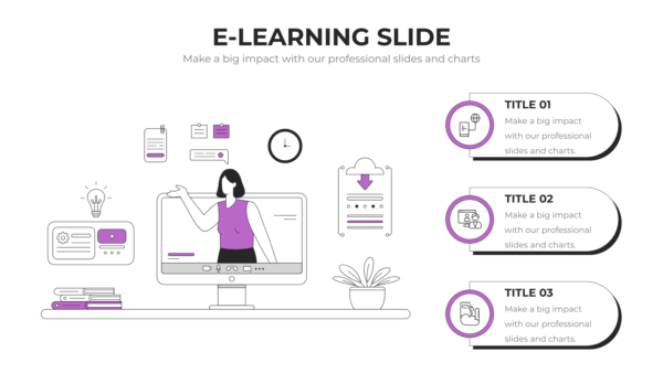 E-Learning Powerpoint Infographics