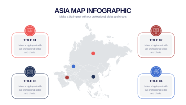 Keynote Asia Map Infographics