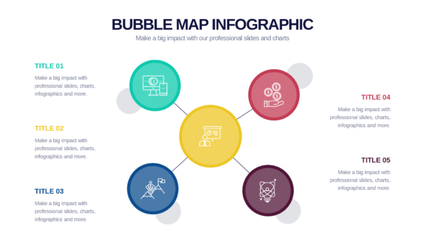 Keynote Bubble Map Infographics