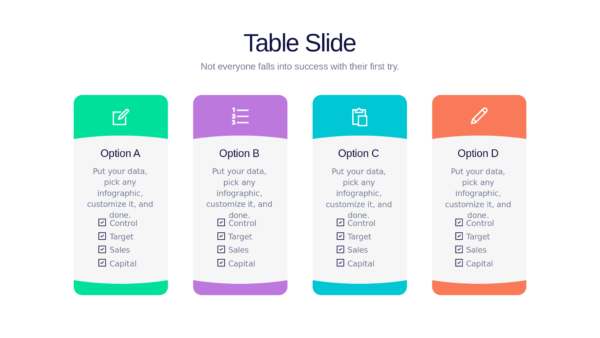 Keynote Table Slides