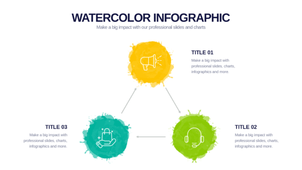 Keynote Watercolor Infographics