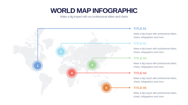 Keynote World Maps Infographics