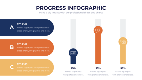 Progress Powerpoint Infographics