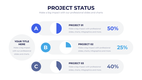 Project Status Powerpoint Infographics