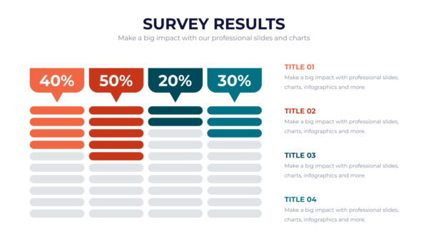 Survey Results Powerpoint Infographics