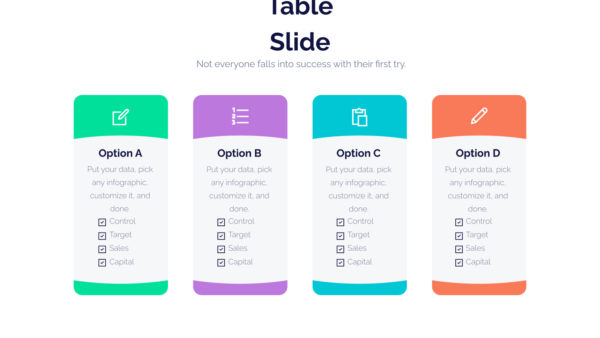 Table Powerpoint Infographics
