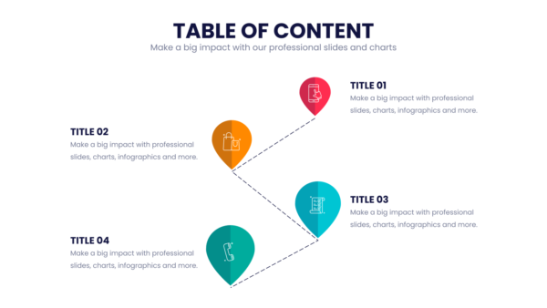 Tables of Content Powerpoint Infographics