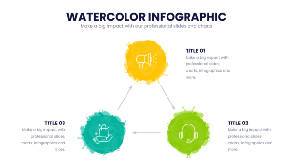 Watercolor Powerpoint Infographics