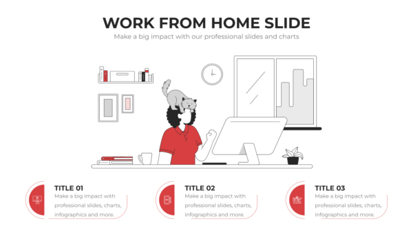 Work From Home Powerpoint Infographics