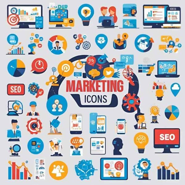 50 Marketing Vector Icons