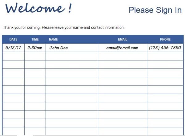 Sign-In with Contact Info