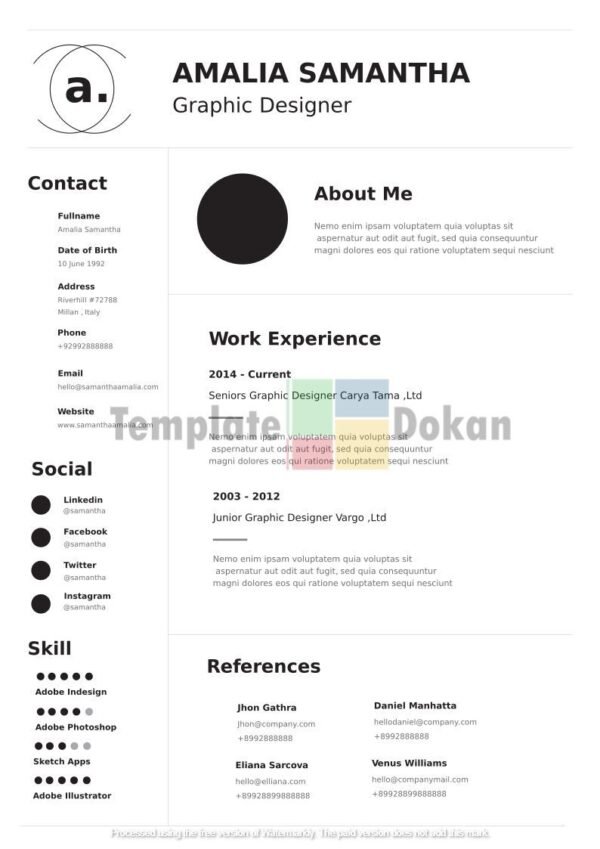CV-Resume-Template-4