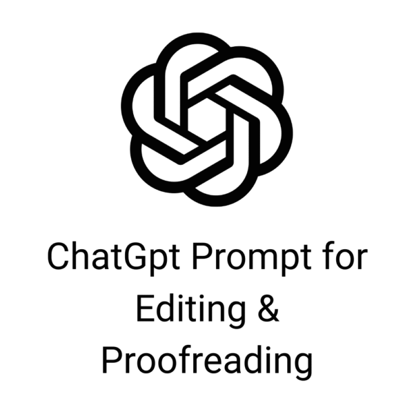 ChatGpt Prompt for Editing & Proofreading