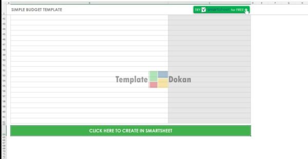 Simple Budget Template