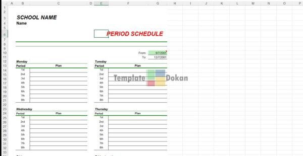 Period Schedule