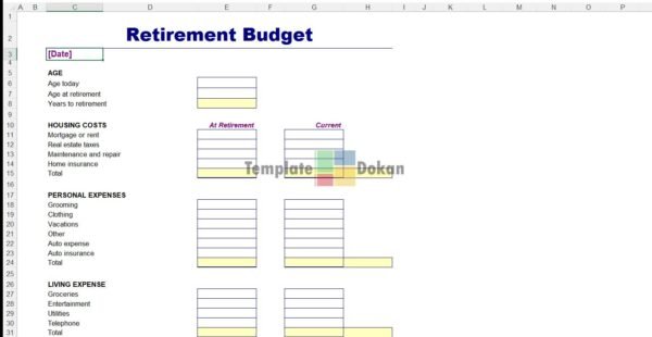 Retirement Budget