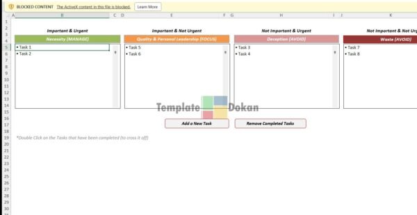 To Do List Task Matrix