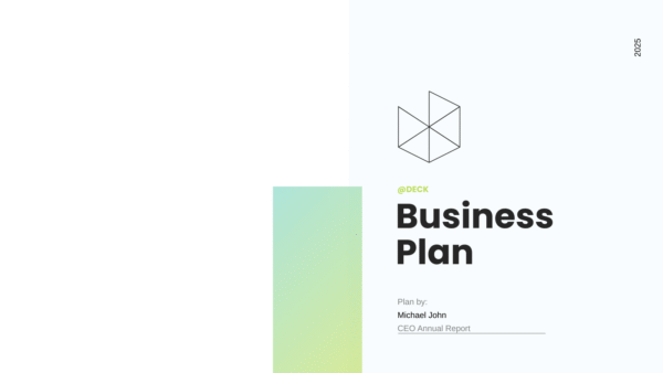 Business Plan Presentation Templat 2025