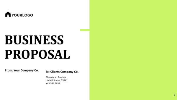 Business Presentation 2023