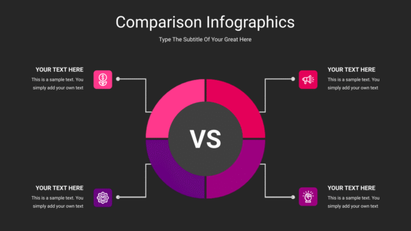 Comparison Chart Animated Powerpoint Presentation 2023