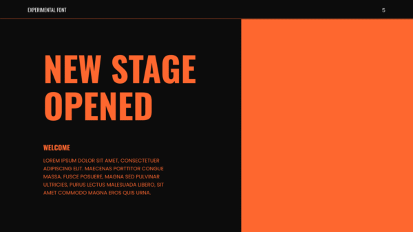 Experimental Typography Powerpoint 2024