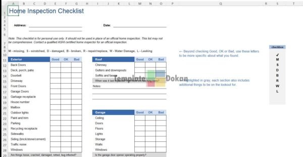 Home Inspection Checklist