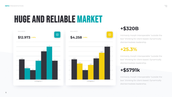 Infographic and Dashboard Presentation Template