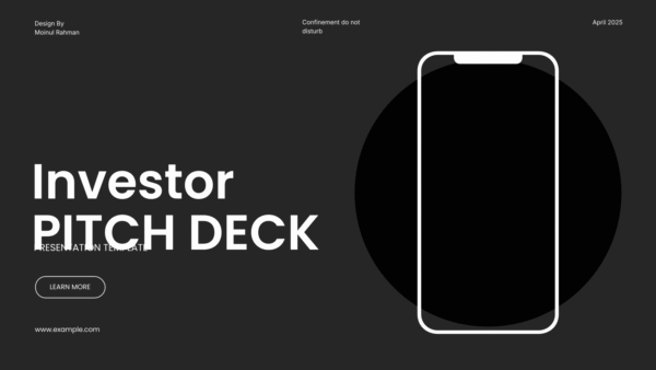 Investor Pitch Deck Presentation 2025