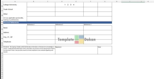 Job Application Form