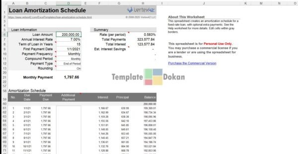 Loan Amortization Schedule