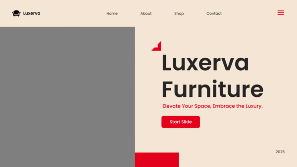 Luxerva Furniture Powerpoint 2025