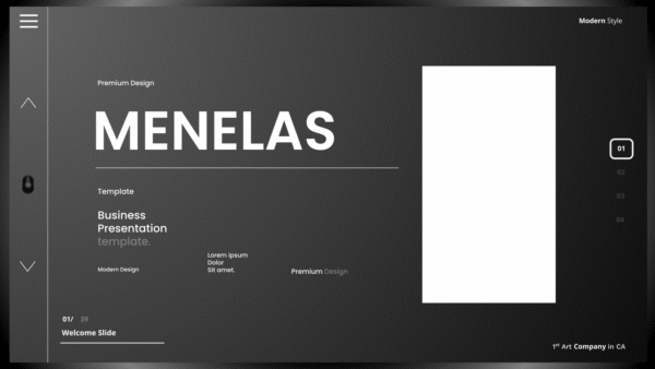 Menelas Business Powerpoint 2024