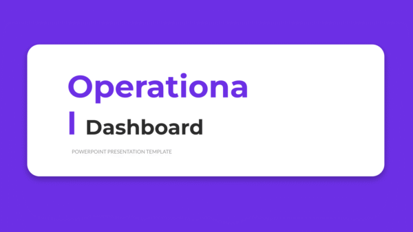 Operational Dashboards Powerpoint Presentation 2023