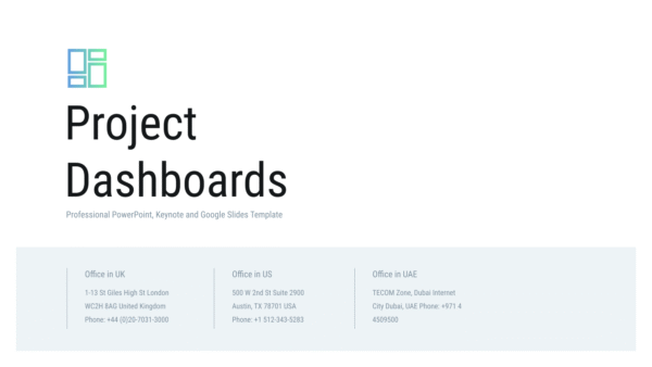 Project Dashboards – PowerPoint & Google Slides Template