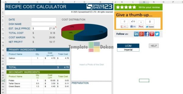 Recipe Cost Calculator