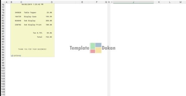 Reimbursement Form With Receipts
