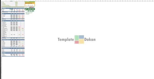 Restaurant Monthly Profit And Loss Statement