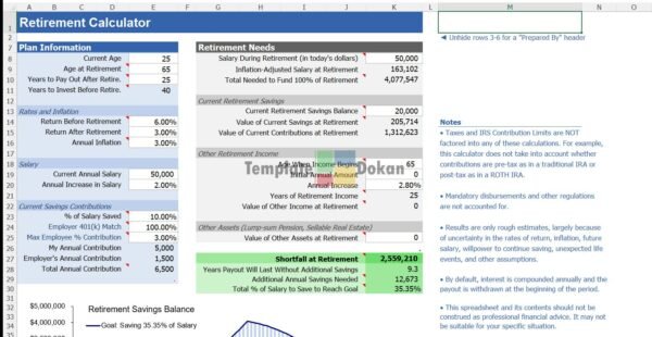 Retirement Calculator