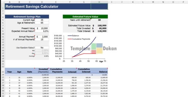 Retirement Savings Calculator