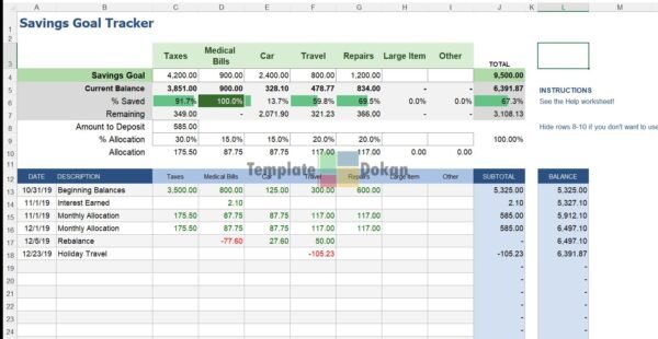 Savings Goal Tracker