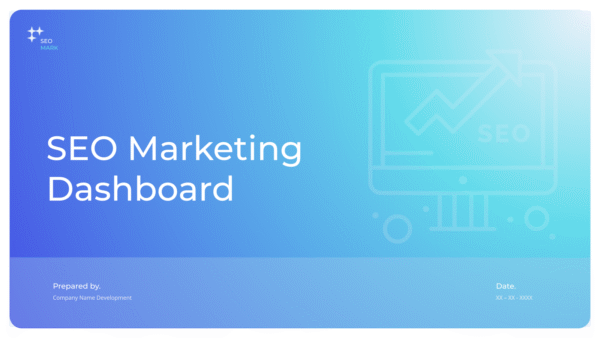 SEO and Marketing Dashboard – PowerPoint & Google Slides Template