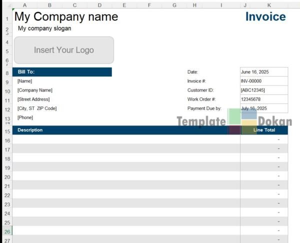 Service Invoice
