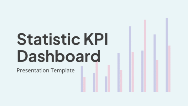 Statistic KPI Dashboard – Google Slides Template