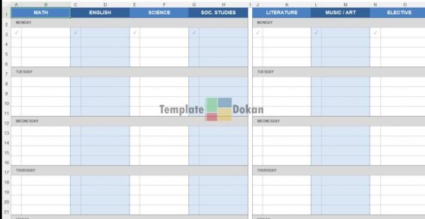 Student Planner By Subject
