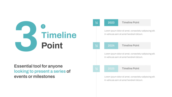 Modern Timeline & Milestone PowerPoint Template