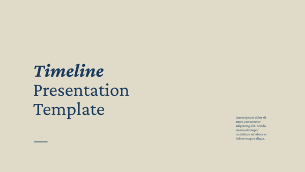Timeline & Progress PowerPoint Template