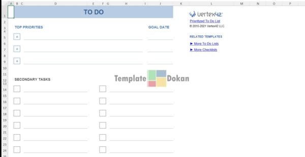 To Do List Prioritized